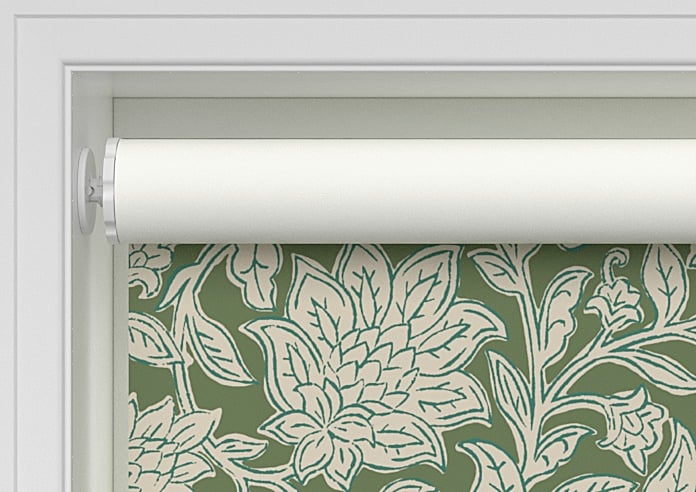 Land & Shore Rowallane (Blackout), Green - Twist&Fit Roller Blind - Image 9